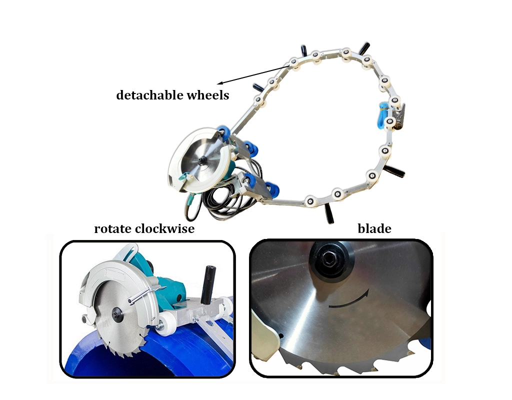 Large-Diameter Cutting Machine for Plastic Pipe