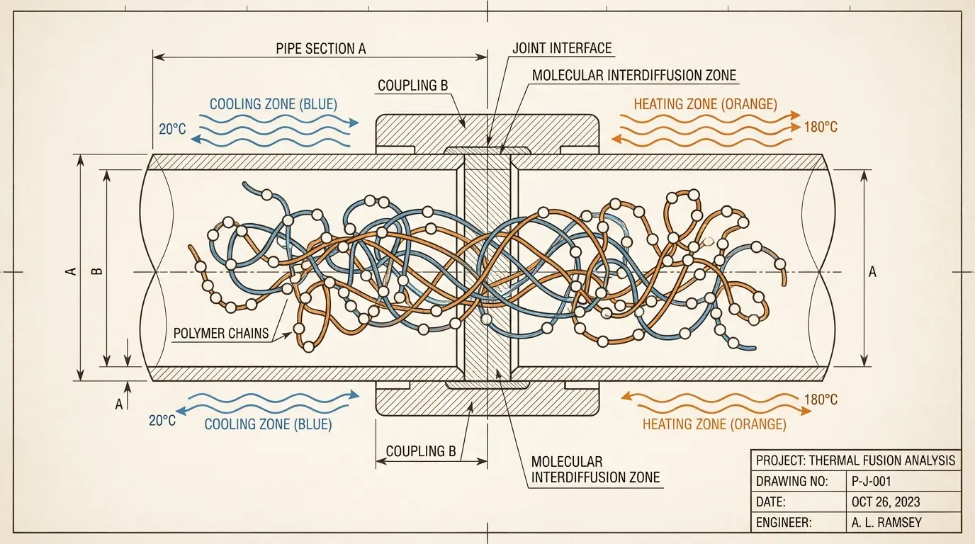 Molecular Diffusion in Butt Fusion Welding