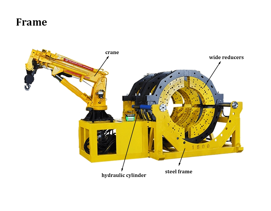 large-diameter butt fusion machine frame