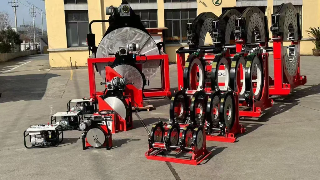 Ekberg Welding factory manufacturing butt fusion machines