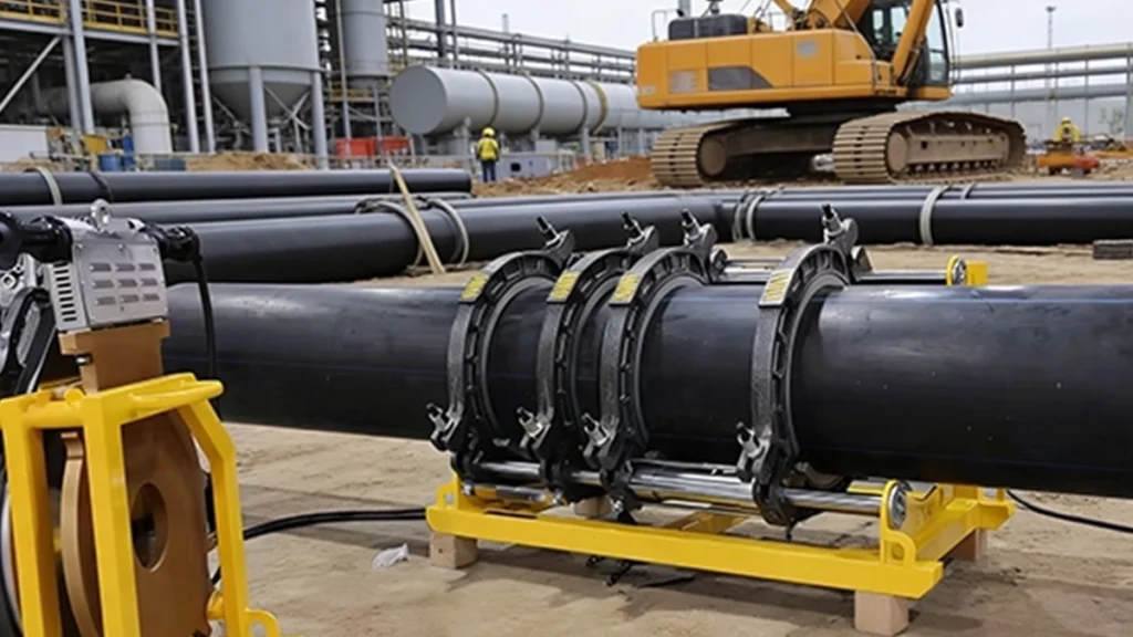 Heavy duty automatic pipe welding machine