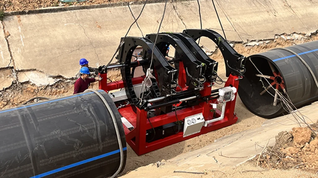 High pressure butt fusion machines