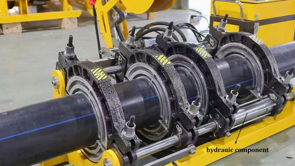 Hydraulic system components for butt fusion machines