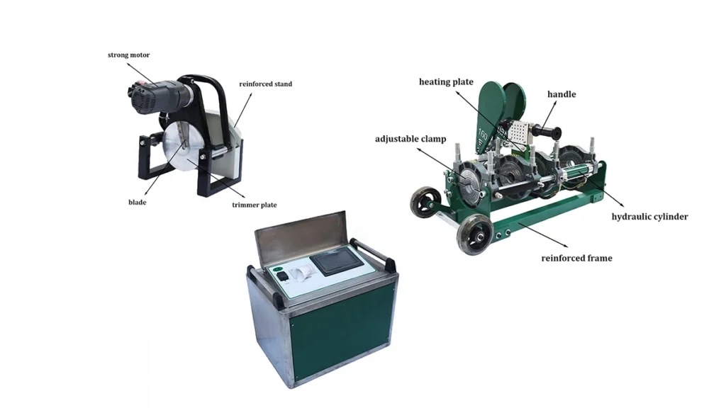 automatic butt fusion machine components