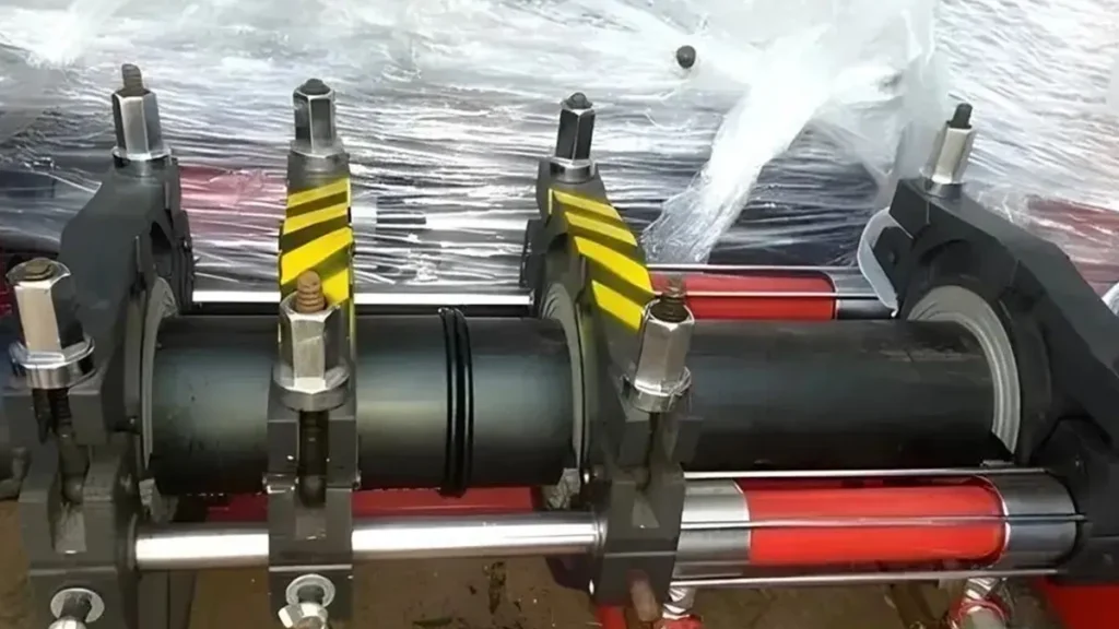 butt fusion welding HDPE pipe