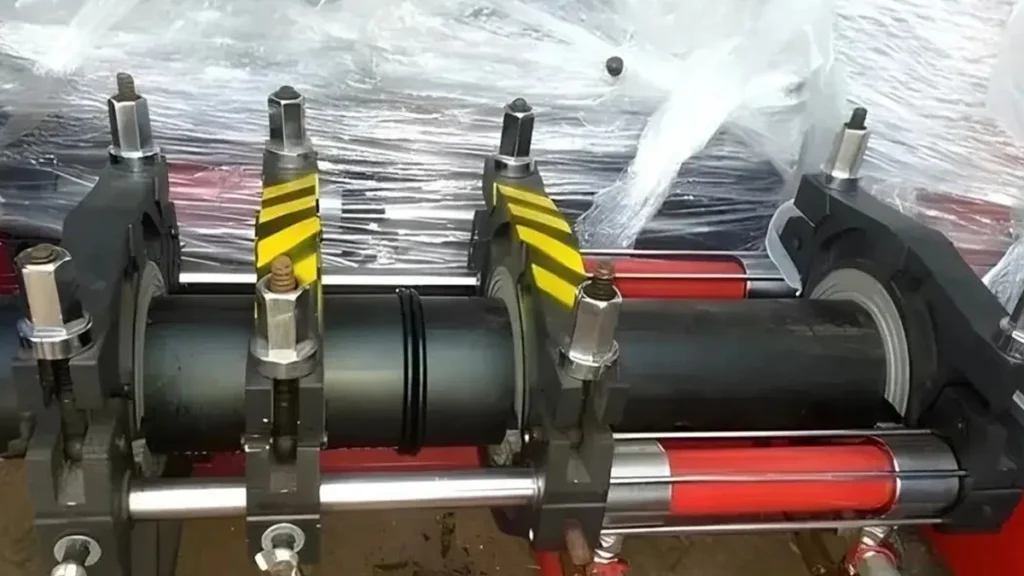 hdpe pipe welding machine chassis alignment