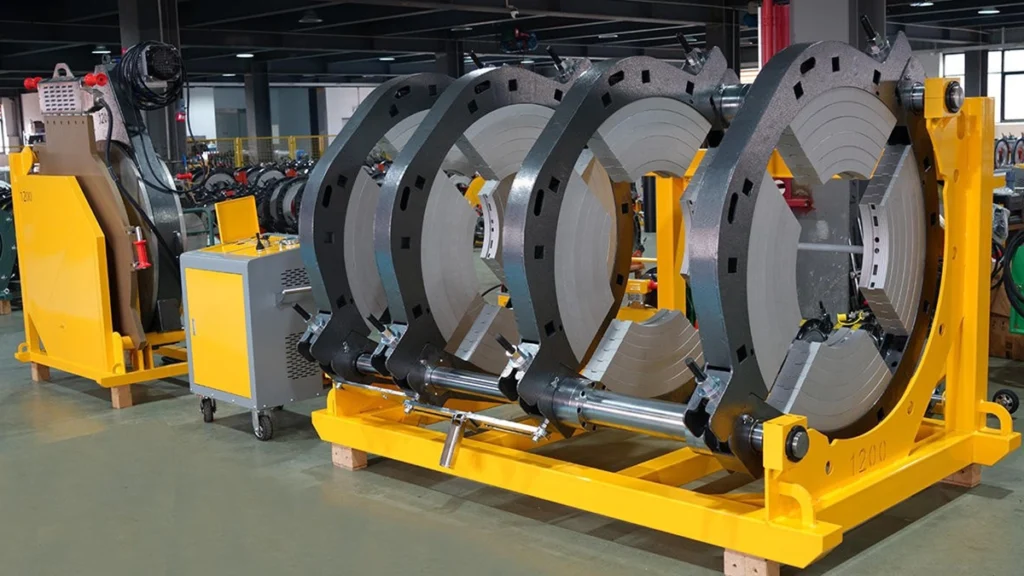Ekberg factory production of butt fusion machines