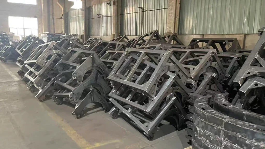 Heavy duty butt fusion machines chassis structure