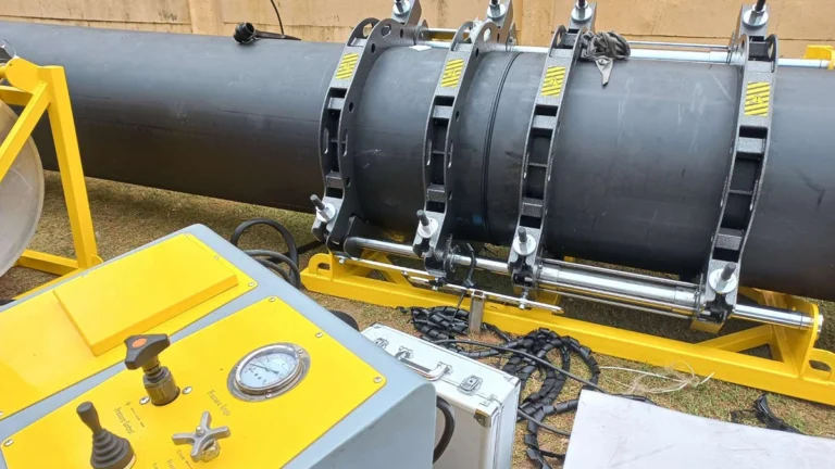 High-capacity butt fusion machine