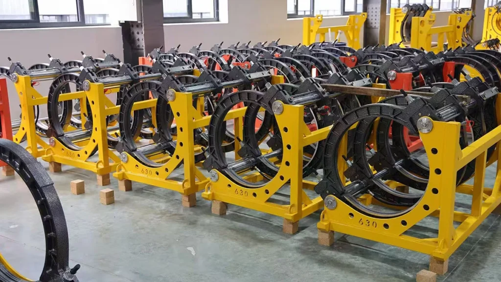 Inventory at Ekberg butt fusion machines manufacturer in China