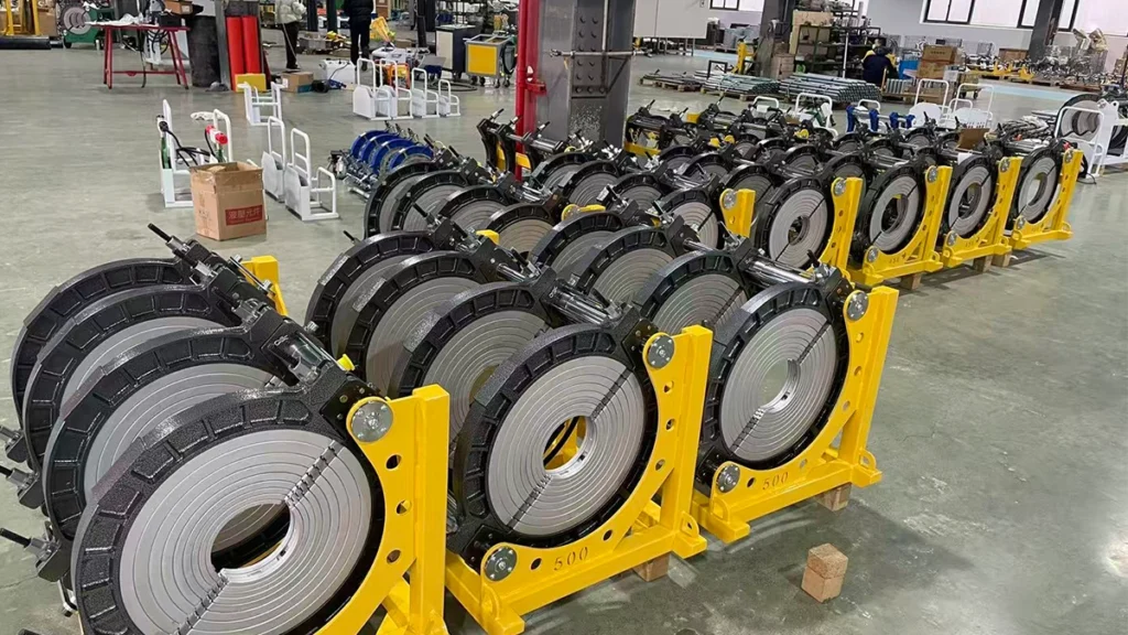 Manufacturing butt fusion machines sustainably