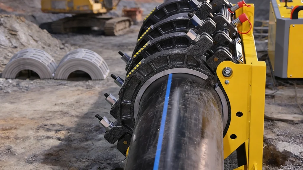 Mining application of butt fusion machines