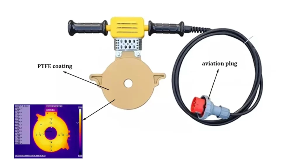 PTFE coated heating plate of manual butt fusion machine