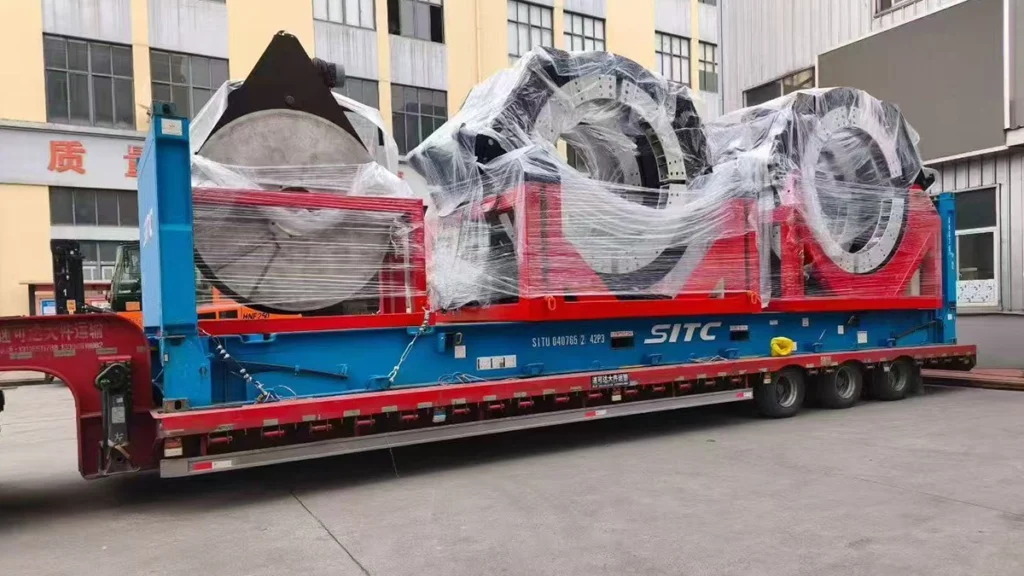 Shipping HDPE butt fusion machines globally