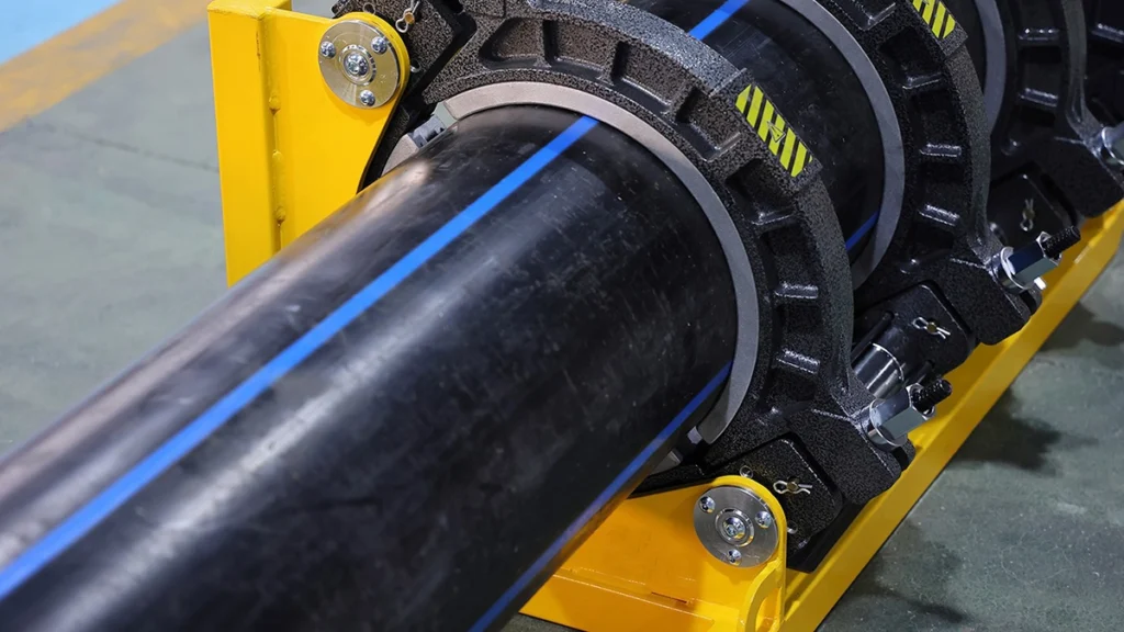 butt fusion machine clamping system