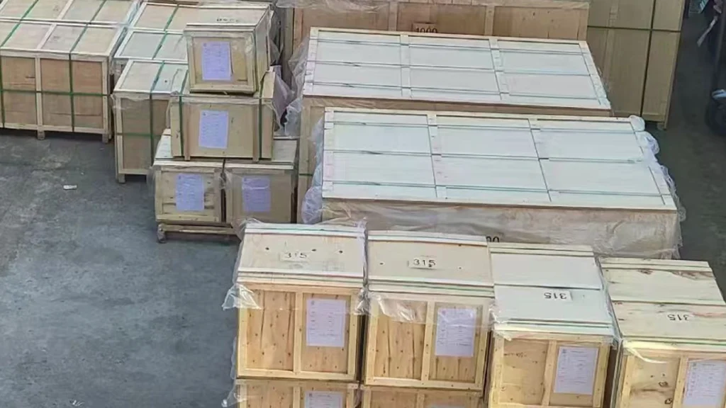 hdpe pipe welding machine packing for delivery