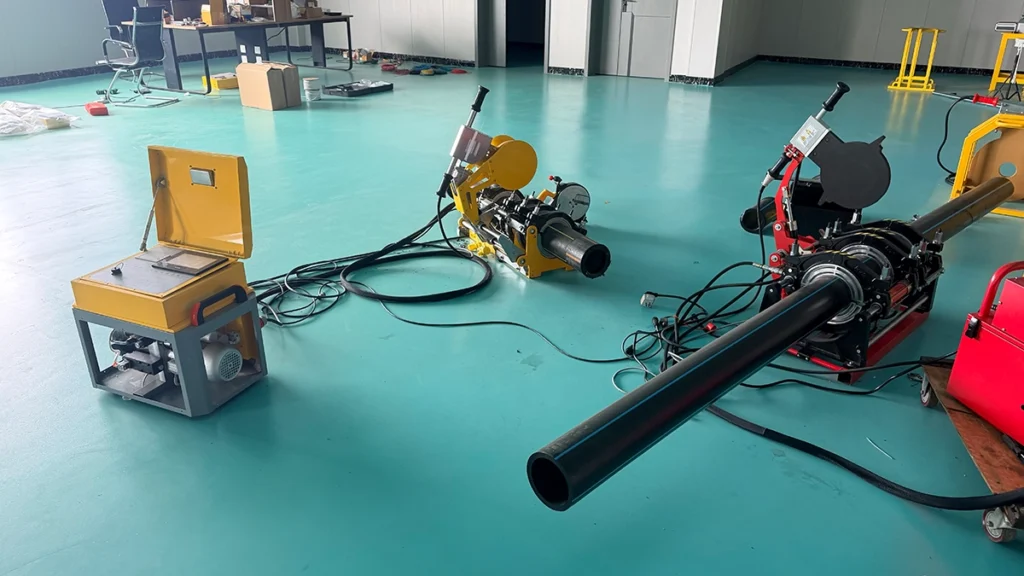 testing butt fusion welding machine befor delivwey