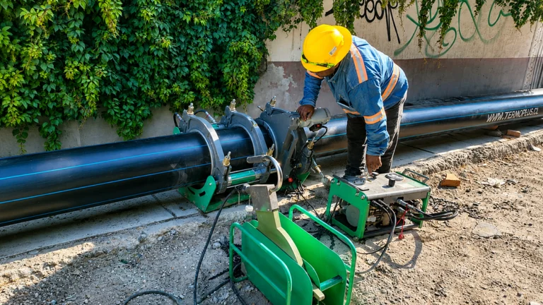 HDPE pipe welding machines