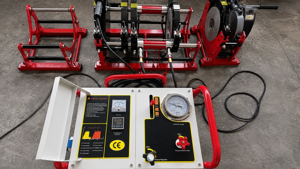 HDPE pipe welding machine
