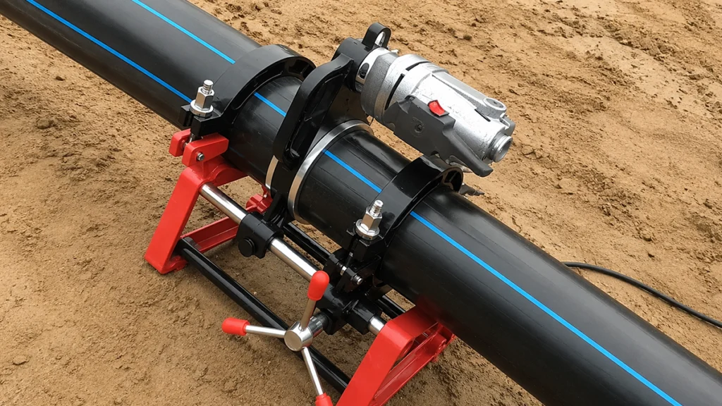 Manual butt fusion machine