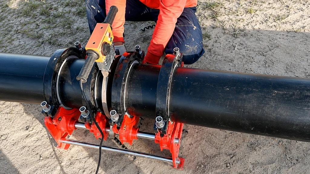 hdpe pipe fusion welding machine