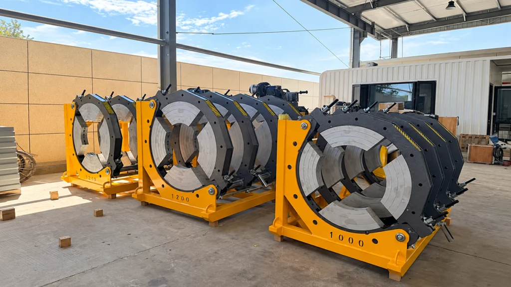 butt fusion machine for HDPE pipe
