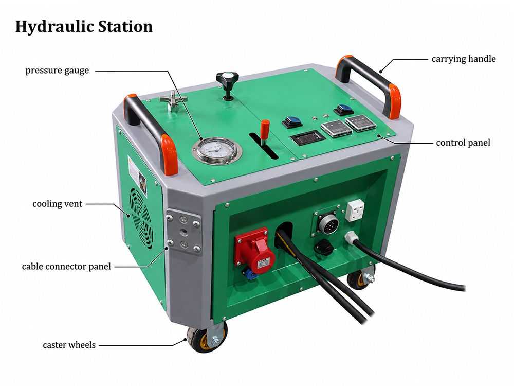 butt fusion machine station