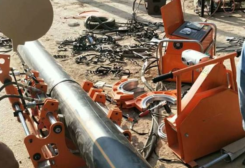 HDPE pipe fusion machine for gas pipelines joint