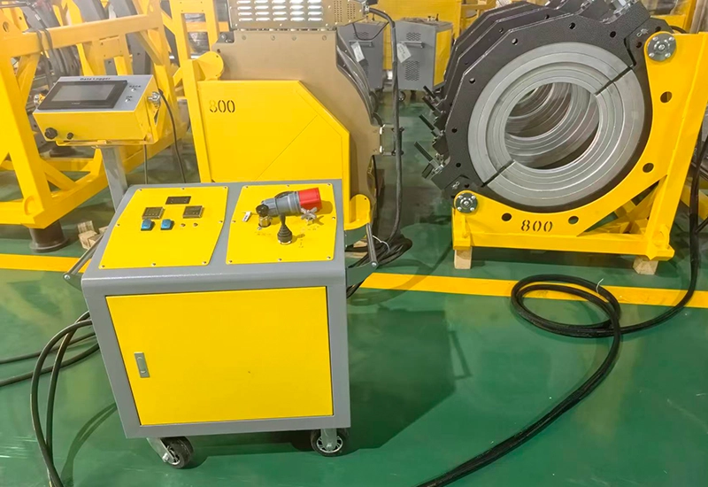 data logger on Ekberg HDPE pipe welder