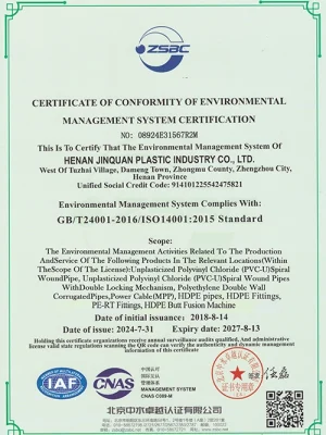 Ekberg ISO Certification